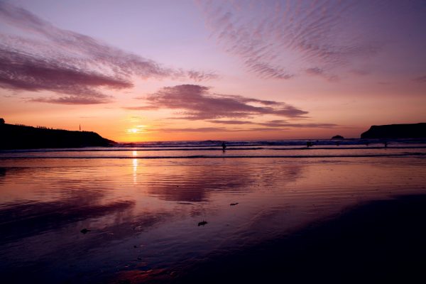 Photographer from Douglass Imaging Ashford photo sunset over beach